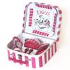 YOTTOY Eloise Collection | 12-Piece Kids Tin Tea Set Toy with Illustrations & Sturdy Carrying Case view 2