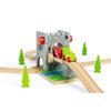 Bigjigs Rail Wooden Castle Drawbridge | Toy Accessories for Classic Wood Train Track Set | Ideal Medieval Themed Gifts for Kids Age 3+ | Fun Educational Playset for Knight & History Enthusiasts view 1