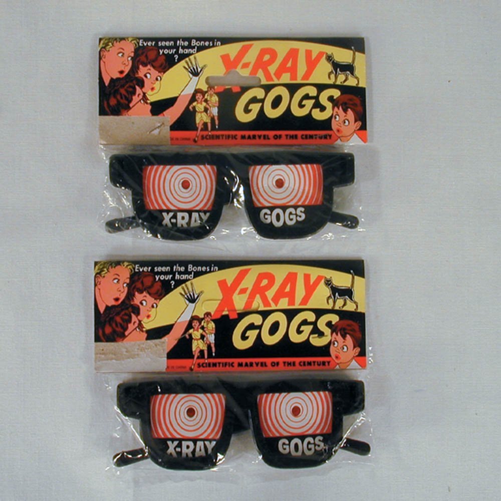 2 Pieces of the Novelty X-ray Vision Entertainment Only Toy Joke Glasses