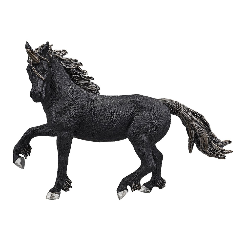 MOJO Dark Unicorn Realistic Fantasy Toy Replica Hand Painted Figurine