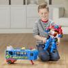 Playskool Heroes Transformers Rescue Bots Flip Racers Optimus Prime Race Track Trailer view 4