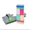 8 Piece Tegu Pocket Pouch Magnetic Wooden Block Set, Blossom view 1