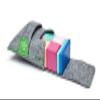 8 Piece Tegu Pocket Pouch Magnetic Wooden Block Set, Blossom view 3