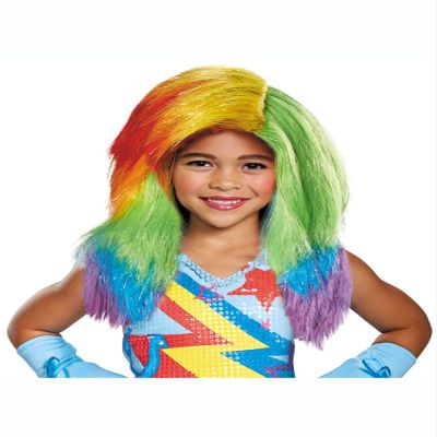 Disguise Rainbow Dash Movie Child Wig, One Size