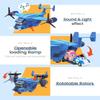 Robocar Poli Toys, Carey Carrier Sound & Light, Transport Cargo Plane Toy, Diecast Vehicle Storage Airplane, Kids Toys for Ages 3 and up view 4