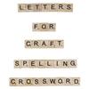 Trimming Shop Set of 500 + 100 Free Wooden Wooden Tiles Letters for Board Games, Wall Decor & Arts and Crafts view 3