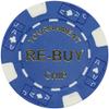 100 TEXAS HOLD'EM RE-BUY TOURNAMENT POKER CASINO CHIPS 11.5 GR CLAY COMPOSITE view 1