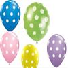 100 Pcs Blue/White dots Latex Balloons Party Favor wedding Birthday US by www.embellishmentworld.com view 2
