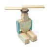 Tegu Magbot Magnetic Wooden Block Set, 1-99 years old, 9 piece view 3