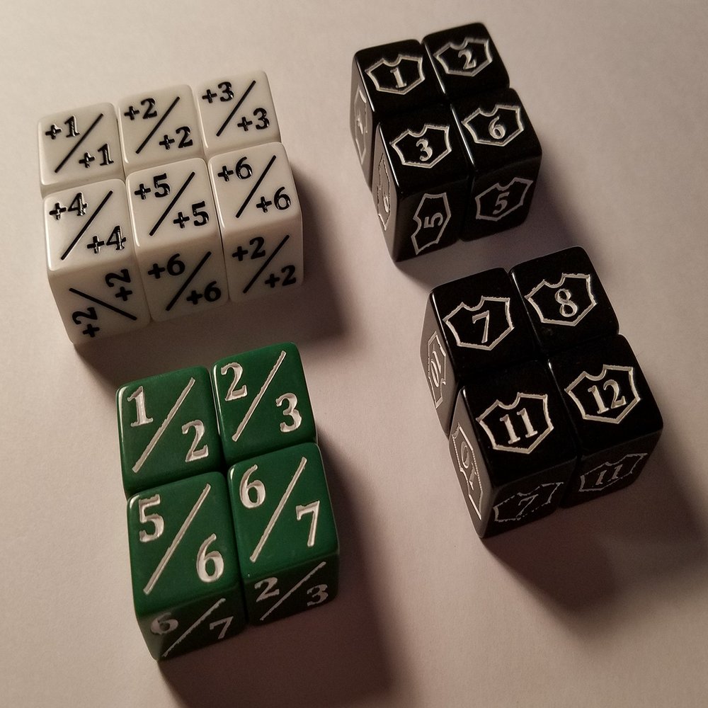 18x Counter, Tarmogoyf & Loyalty Dice for Magic: The Gathering and Other Games/CCG MTG
