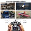 Radiolink AT10II 12 Channels 2.4G RC Transmitter and Receiver R12DS & PRM-01 Voltage Telemetry Radio Controller for RC Airplane FPV Racing Drone Quad Helicopter Car and Boat (Grey Mode 2 Left Hand) view 3