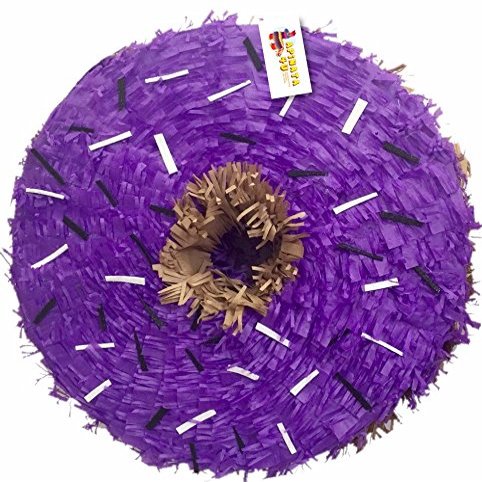 16" Purple Doughnut Pinata With Sprinkles Themed Donut Grow Up Party Sweets Themed Birthday Doughnut Themed Birthday Kids Teens Party