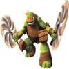 10 Inch Michelangelo Nunchucks Mikey Mike Orange Chucks Turtle TMNT Teenage Mutant Ninja Turtles Movie Removable Peel Self Stick Wall Decal Sticker Art Kids Room Home Decor 10 by 6 inches view 1
