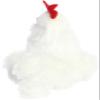 Aurora Adorable Mini Flopsie Chicken Stuffed Animal - Mini Companions Ready for Playful Adventures - for Kids All Ages, Toddlers, Adults, and Families - White 5.5 Inches view 3