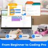 Makeblock mBot Robot Kit, STEM Projects for Kids Ages 8-12 Learn to Code with Scratch Arduino, Robot Kit for Kids, Computer Programming for Beginners Gift for Boys and Girls 8 Pink view 2