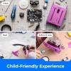 Makeblock mBot Robot Kit, STEM Projects for Kids Ages 8-12 Learn to Code with Scratch Arduino, Robot Kit for Kids, Computer Programming for Beginners Gift for Boys and Girls 8 Pink view 4