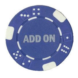 100 Tournament Blue ADD-ON Poker Chips