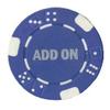 100 Tournament Blue ADD-ON Poker Chips view 1