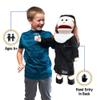 25" Nun, Peach, Full Body, Ventriloquist Style Puppet view 2