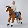Ufree Large Mechanical Rocking Horse Toy, Ride on Bounce up and Down and Move, 44 inch for Children 6 to Adult (Black Mane and Tail) view 3