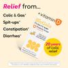 BioGaia Protectis Baby Probiotic Drops | Colic & Gas Relief + Vitamin D | Safe for Newborns | Ease Crying, Fussing, Colic, Gas, Spit-ups & Constipation | No Dairy, Soy & Gluten | 50 Day Supply | 10mL view 3