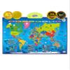 BEST LEARNING i-Poster My World  Interactive Talking World Map for Kids Ages 5-12 to Learn Countries, Flags, and Fun Facts About Our Planet view 1