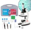 AmScope 120X-1200X Kids Beginner Microscope Kit - Includes IQCrew Science Microscope Accessory Kit view 1