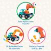 Battat  Classic Construction Toy  Pretend Play Tools  Toddler Trucks  Dexterity Building Toy  3+ Years Take  Apart Crane view 3