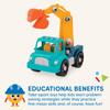 Battat  Classic Construction Toy  Pretend Play Tools  Toddler Trucks  Dexterity Building Toy  3+ Years Take  Apart Crane view 4