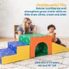 ECR4Kids SoftZone Single Tunnel Climber, Toddler Playset, Assorted, 3-Piece view 3