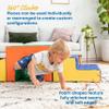 ECR4Kids SoftZone Single Tunnel Climber, Toddler Playset, Assorted, 3-Piece view 4