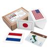 CARDDIA | Collection of Country Flags Educational Flashcards | 242 Flags with Country Names, Territory Shapes, Capitals & Continents | Durable & Portable | Perfect for Geography Gifts view 1