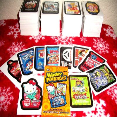 2015 WACKY PACKAGES Series 1 LOT of Thirty Different Stickers