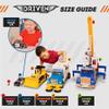 Driven by Battat  7-Inch Crane Truck Toy with Lights & Sounds, Movable Parts, Construction Vehicle for Boys & Girls, Durable Design, Realistic Details, 3+ Years Toy for Kids view 2