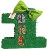 APINATA4U 20"Tall Green Number One Pinata with Bow Tall Safari Theme Birthday Zoo Animals Wild One Theme view 1