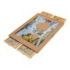 Bits and Pieces Puzzle Board with Drawers  1500 Piece Jigsaw Puzzle Table Organizer  Premium Wooden Puzzle Board for Adults, 26"x35" Smooth Non-Slip Surface, Portable Puzzle Table with Sorting Trays view 1