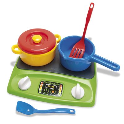 American Educational Products DT-4245 Stovetop Cooking Set Activity Set, 3.904" Height, 9.75" Wide, 11.71" Length