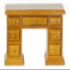 1:12 Scale Walnut Library Desk #D4683 view 1