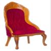 1:12 Scale Lady's RED Victorian Chair #D6272 view 1
