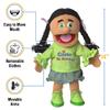 14" Cristo Te AMA, Hispanic Girl, Christian Ministry Hand Puppet view 3