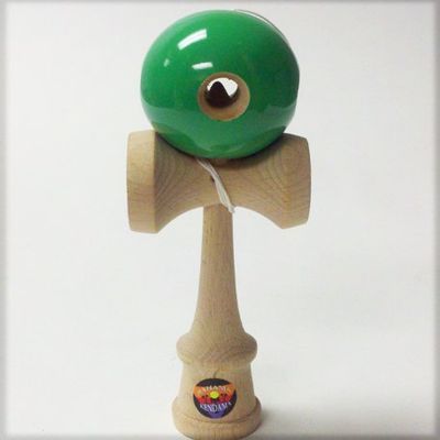 Bahama Kendama Quintama - 5 Hole Kendama - Green