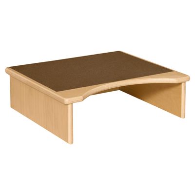 Wood Designs 990341BN Potty Helper with Brown Tread, Natural
