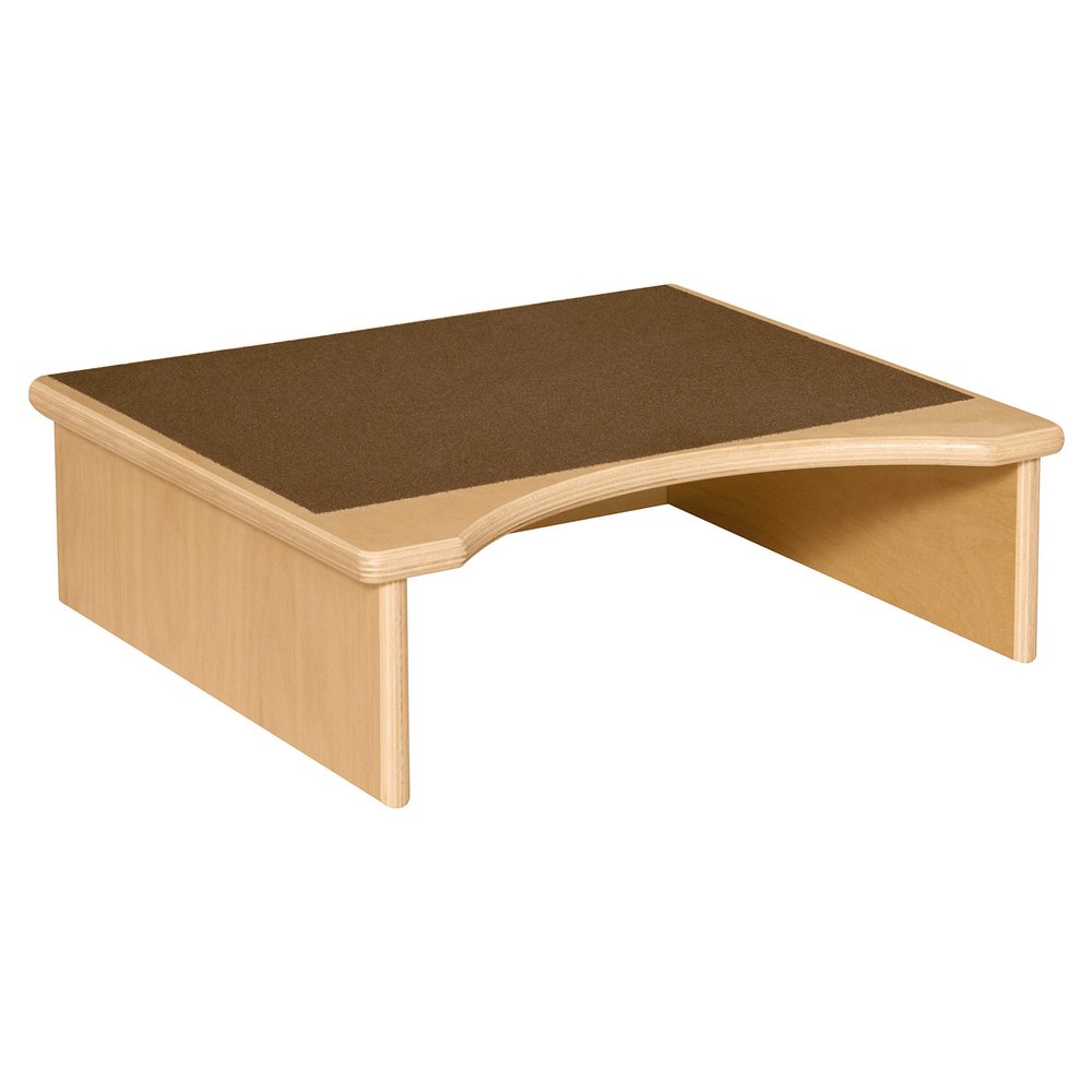Wood Designs 990341BN Potty Helper with Brown Tread, Natural