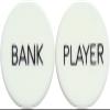 2 Baccarat Bank and Player Button Set Casino Games view 1