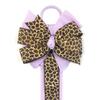 Allydrew Duck, Turkey, Elephant, Pig Ribbon Sculpture Hair Clips with Leopard Hair Bows & Hair Clips Organizer, Purple view 2
