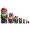 BestPysanky Set of 7 Gnomes Wooden Nesting Dolls 8 Inches view 1