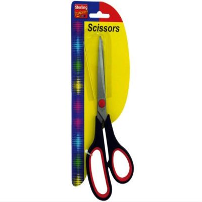 Sterling Stainless steel scissors with plastic handle (Set of 48)