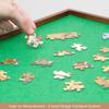 Bits and Pieces Rotating Puzzle Board with Lazy Susan, Portable 1500 Piece Jigsaw Puzzle Table with Fabric Lining, Measures 34" x 34" view 4