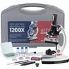 AmScope - FBA_M30-ABS-KT1-W AMSCOPE-Kids M30-ABS-KT1-W 120X-240X-300X-480X-600X-1200X 48pc Metal Arm & Base Educational Kids Biological Microscope Kit view 1