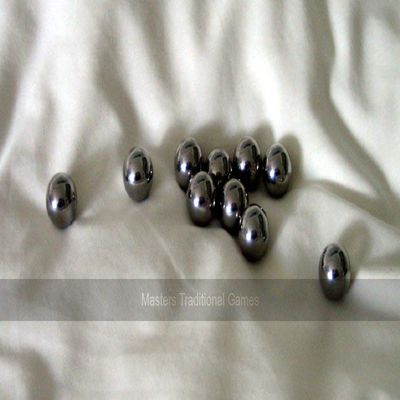 Masters Traditional Games Set of 10 Stainless Steel Parlour Bagatelle Balls (3/8 inch)